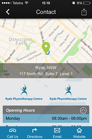 【免費醫療App】Ryde Physiotherapy Centre-APP點子