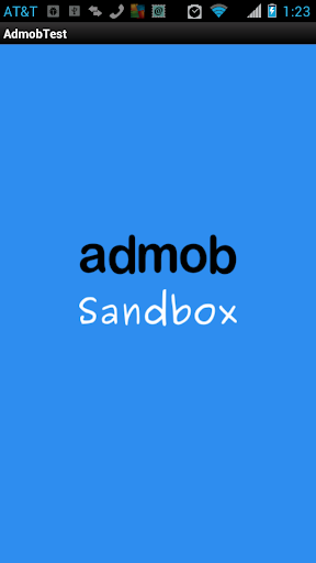 Admob Sandbox