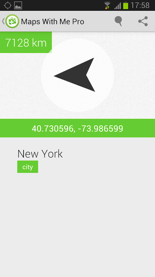 Maps With Me Pro, Offline Maps - screenshot