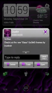 GO SMS Theme Purple Kush Glass(圖3)-速報App