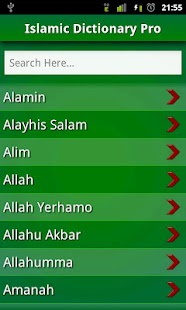 Islamic Dictionary Pro: FREE!! - screenshot thumbnail