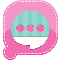 Pansi SMS Pink Garden Theme logo