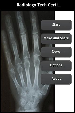 Radiology Tech Certification Screen 2