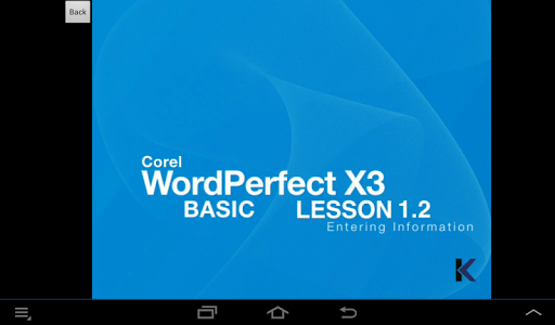 Easy WordPerfect VideoTraining