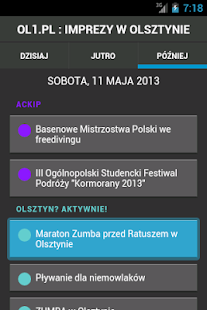 Imprezy w Olsztynie ol1.pl Screenshots 1