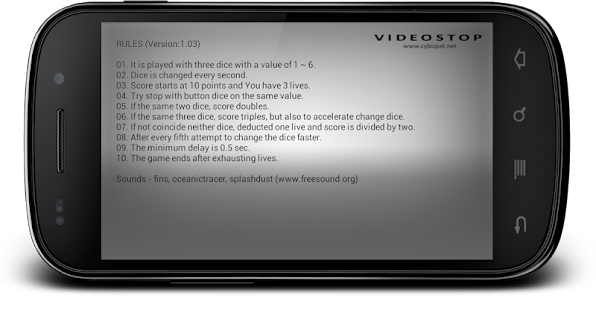 Free VIDEOSTOP (DICESTOP) APK for Android