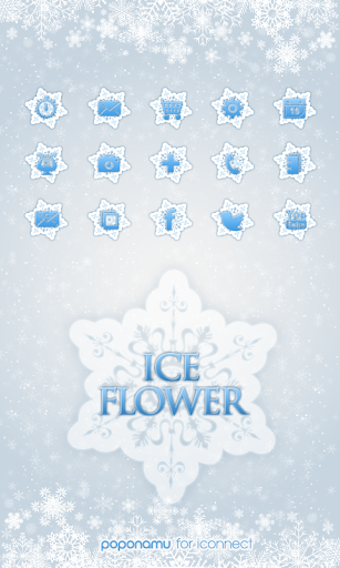 Ice Flower icon theme