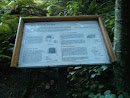 Japanese Charcoal Pit Info Sign 