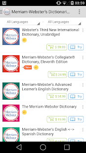 Merriam-Webster's dictionaries