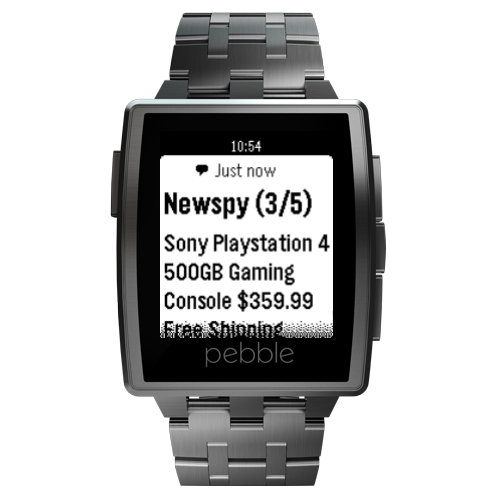 Newspy for Pebble