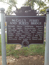 McCall's Ferry And Burr's Bridge Sign