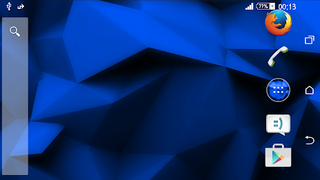 Polygons Blue Xperien Theme poster 9