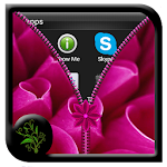 Cover Image of Tải xuống Pink Flowers Zip Lock 1.2 APK