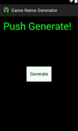 Game Name Generator