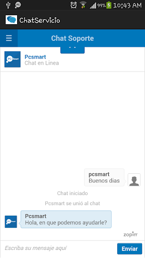 Chat Servicio