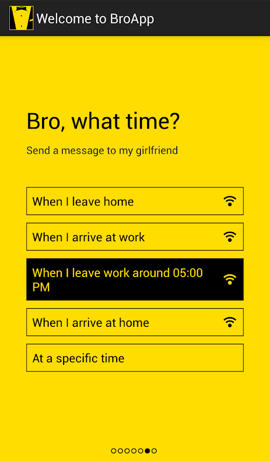 BroApp - screenshot