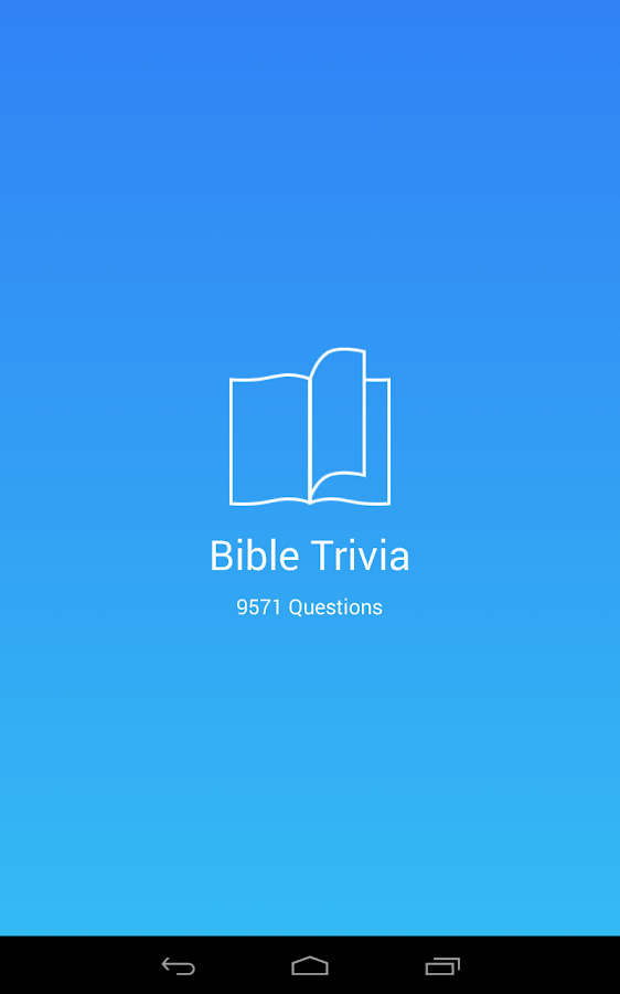 Bible Trivia Game Free Android Apps on Google Play