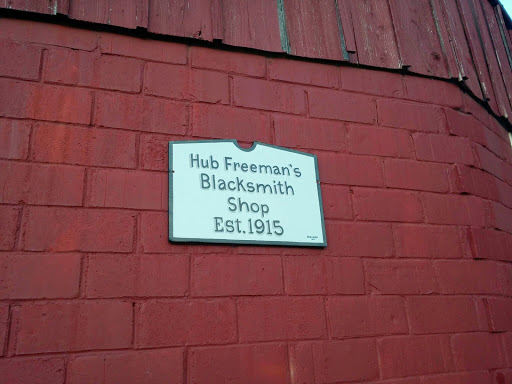 Hub Freeman Blacksmith Shop Circa 1915