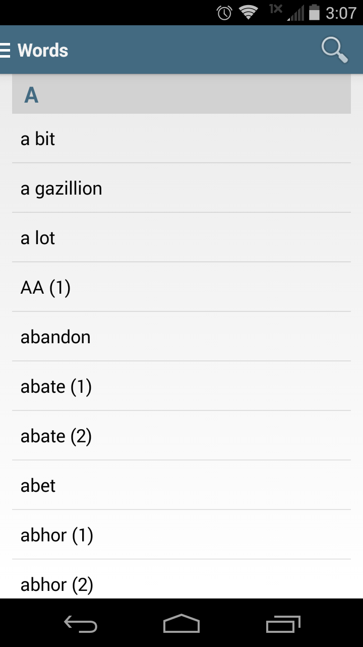ASL Dictionary from NTID Screen 2
