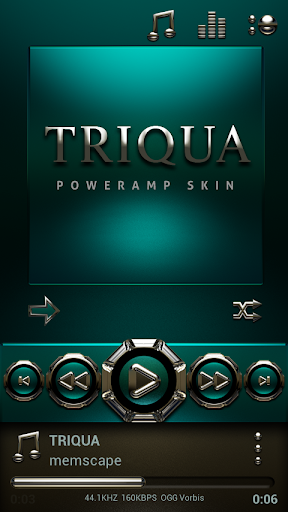 Poweramp skin Triqua