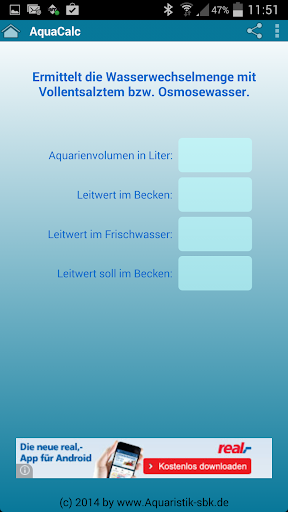 【免費工具App】Aquarien Rechner-APP點子