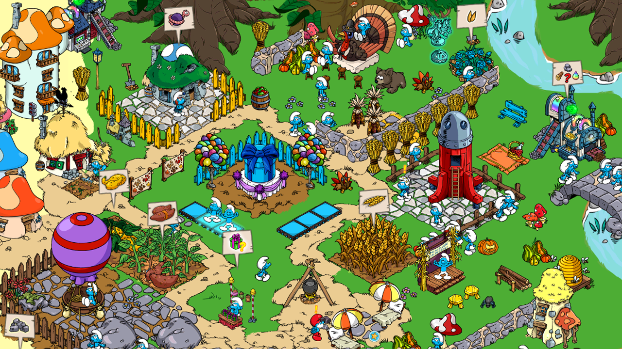 Smurfs 'Village - imagem de tela