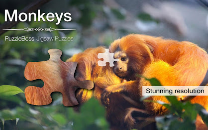 Monkey Jigsaw Puzzles Demo poster 1