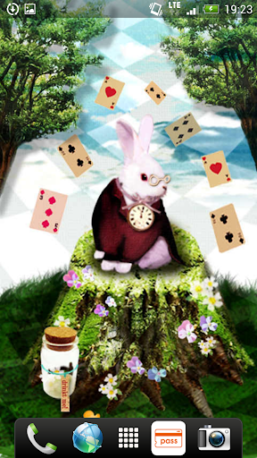 Aliceシリーズ☆ White Rabbit ライブ壁紙