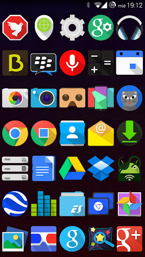 Shapes Shades icons walls