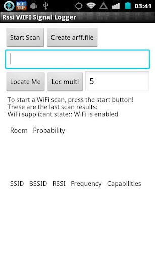 Rssi WIFI Signal Logger