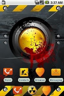 Free Download Yellow-Red Alert [SQTheme] ADW APK for Android
