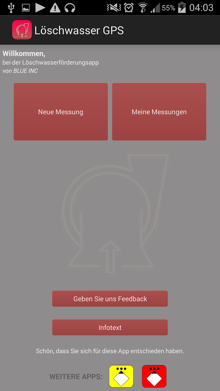 Feuerwehr Löschwasserförderung Screen 1