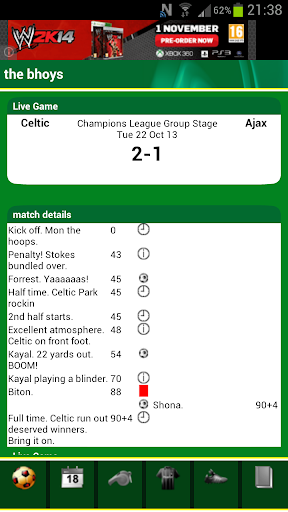 Celtic Match Alert Lite