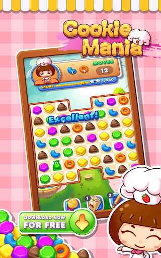 Cookie Mania - Classic (Free Boosters/Ad-Free)