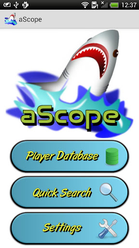 aScope Poker Tournament Lookup