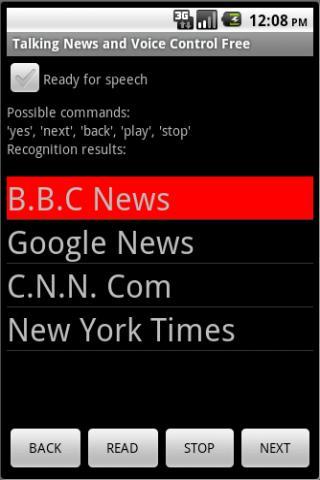 HandsFree News Rss Reader DEMO