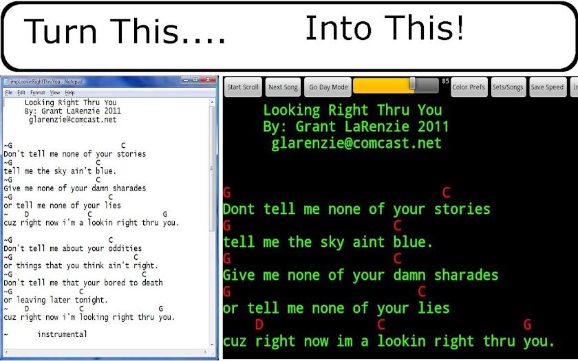 LyricMaster 2000 Screen 1
