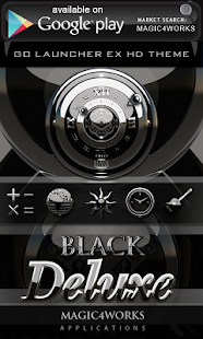 【免費生活App】digi clock widget black deluxe-APP點子