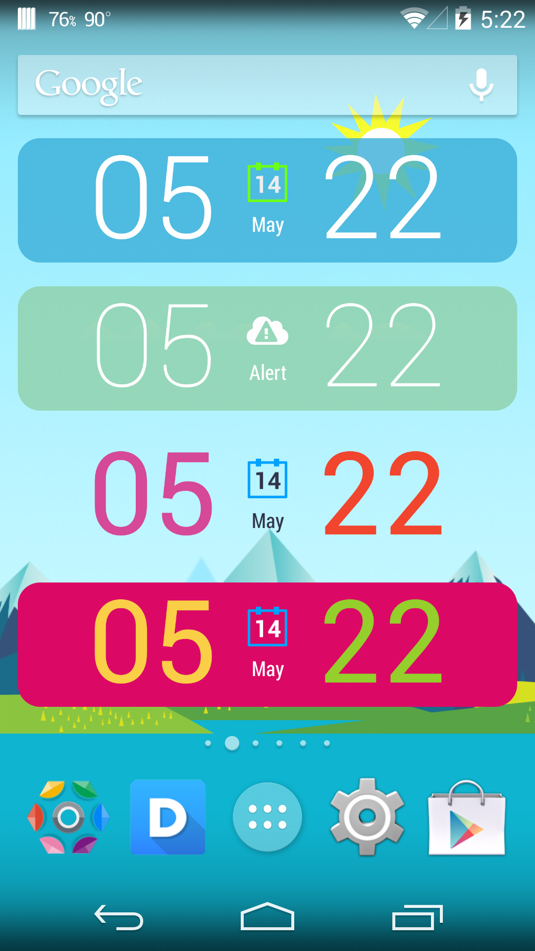 Android application Kairo XP (for HD Widgets) screenshort