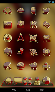 Next Launcher 紅色黃金主題(圖4)-速報App