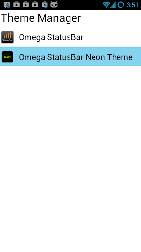 Neon Pro Omega StatusBar Theme
