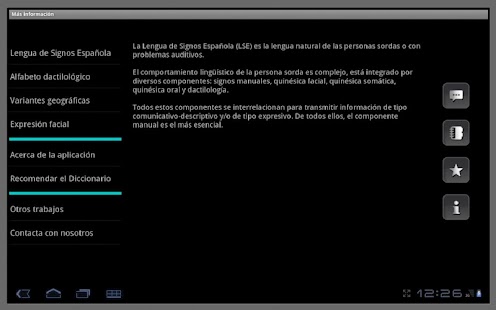 Sign Language textoSIGN tablet Screenshots 3