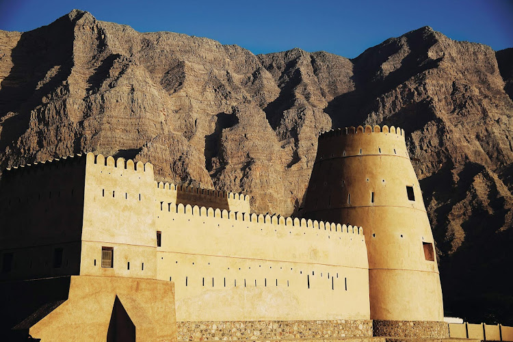 Seabourn ships sail the warm waters of the Arabian Sea to historic countries like Oman. A surprise jewel is Khasab Fort, a pretty stone fort built by the Portuguese in the 1600s. Ancient towns such as Khasab offer a compelling glimpse into the essence of Arabia.