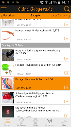 China Gadgets - Die Gadget App