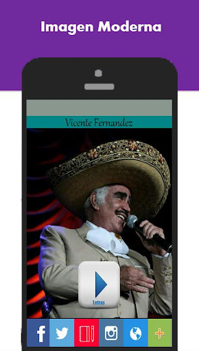 Letras Vicente Fernandez App