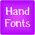 Hand fonts for FlipFontÂ® free9.07.0