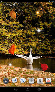 download Autumn Firefiles livewallpaper free