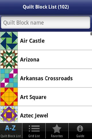 Android application Quick &amp; Easy Quilt Block Tool screenshort