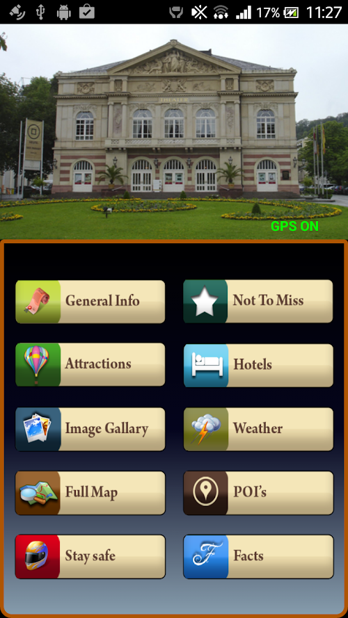 Android application Baden Baden Offline Map Guide screenshort