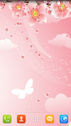 Cherry Flowers Live Wallpaper